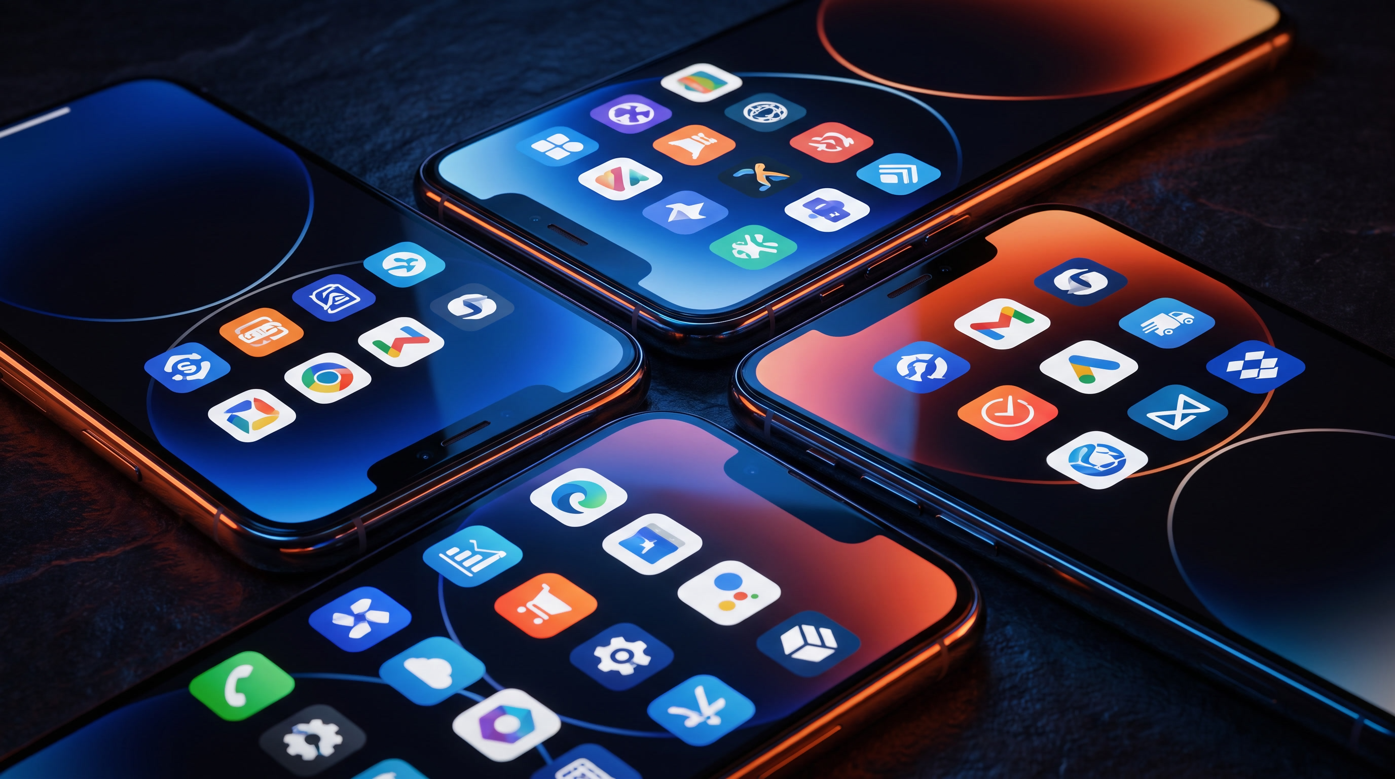 Three smartphones displaying the CHENGTUZHI mobile management app — order tracking, brand asset library and campaign approval flows